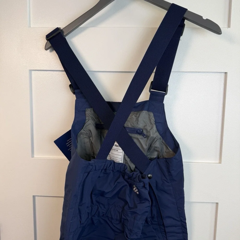 West Marine Third Reef Bib‎ Blue Navy Women's S Boating Fishing Waders NWT New
